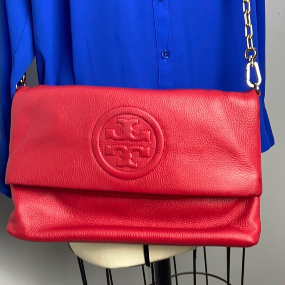 Tory Burch Red Gold Bag